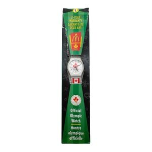 McDonald’s 1998 Canadian Olympic Watch Quartz Canada Rarely Used In‎ Box